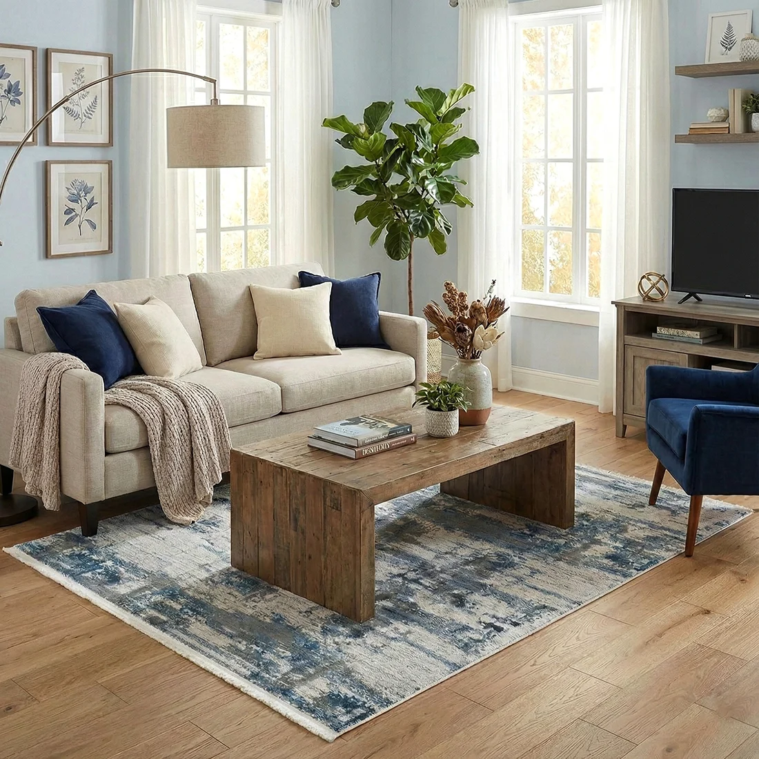 Covor camera antiderapant CCA0117 120x180 cm [3]