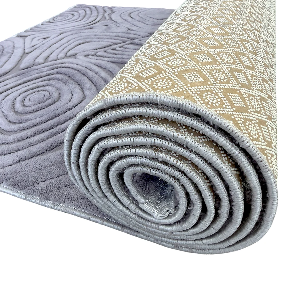 Covor traversa antiderapant CCA1410 80x200 cm gri [5]