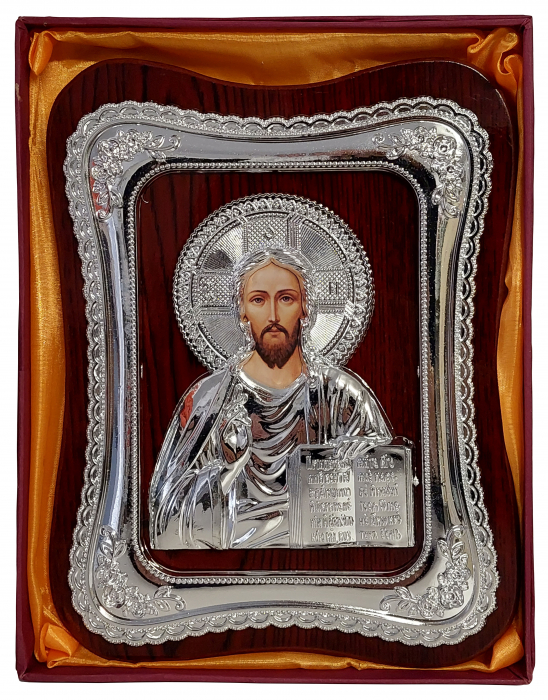 Icoana Iisus Hristos ICT1183-GRI argintie [3]