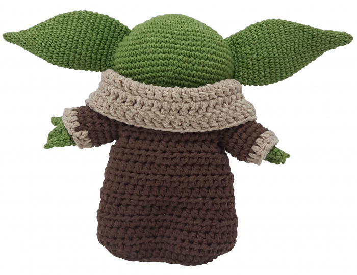 Jucărie unicat croșetată manual maestrul Yoda [5]