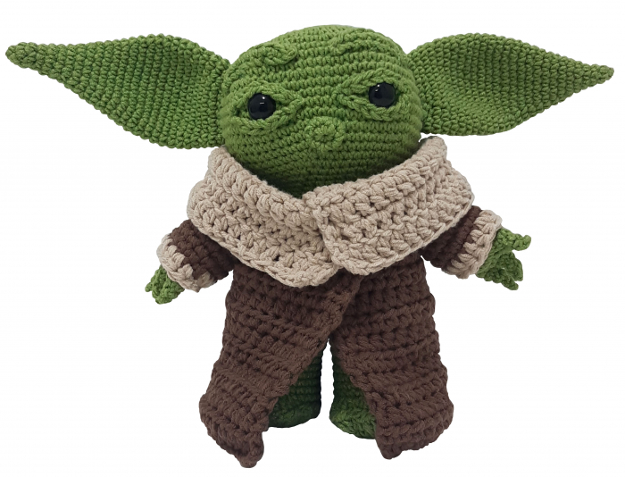 Jucărie unicat croșetată manual maestrul Yoda [2]