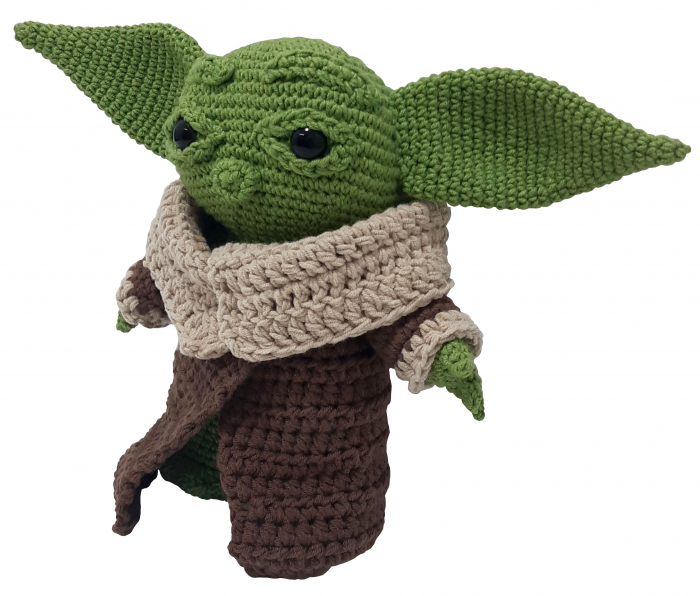 Jucărie unicat croșetată manual maestrul Yoda [3]