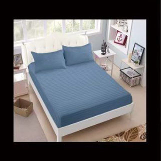 Lenjerie Damasc pentru pat dublu, 4 piese, cearsaf cu elastic, LJD0236-2E4 [2]