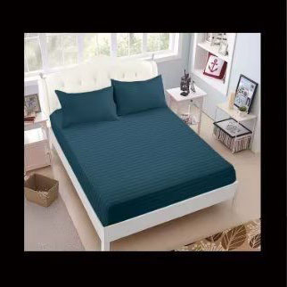 Lenjerie Damasc pentru pat dublu, 4 piese, cearsaf cu elastic, LJD0239-2E4 [2]