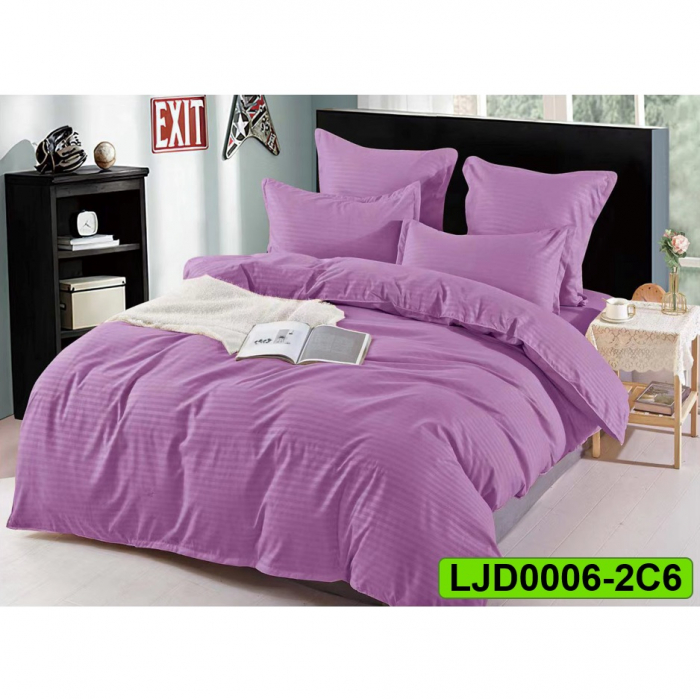 Lenjerie Damasc pentru pat dublu, 6 piese, LJD0006-2C6 [1]