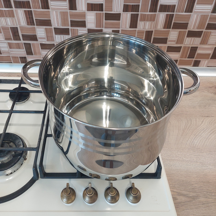 Oala inox cu capac sticla Edenberg EB-116 16.3L 30x23 cm [2]