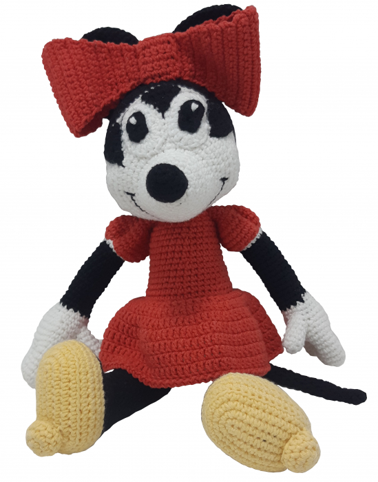 Jucărie unicat croșetată manual Minnie Mouse [7]