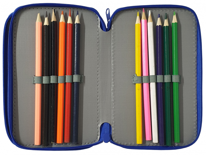 Penar echipat cu 34 piese, 3 compartimente P302 albastru [4]
