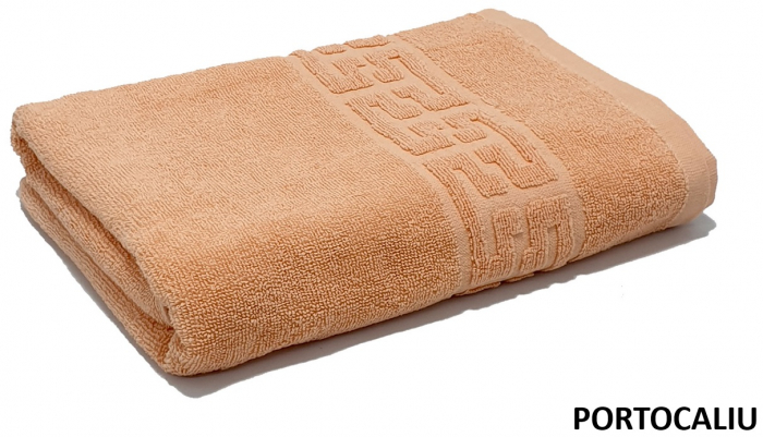 Prosop de baie din bumbac, portocaliu, diverse dimensiuni [1]
