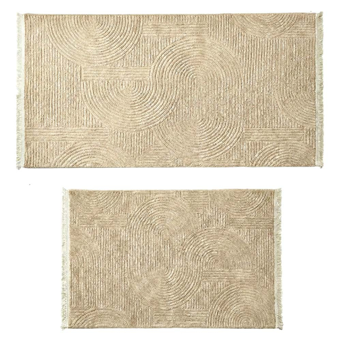 Set 2 covoare bucatarie antiderapante CBU2401 crem [2]