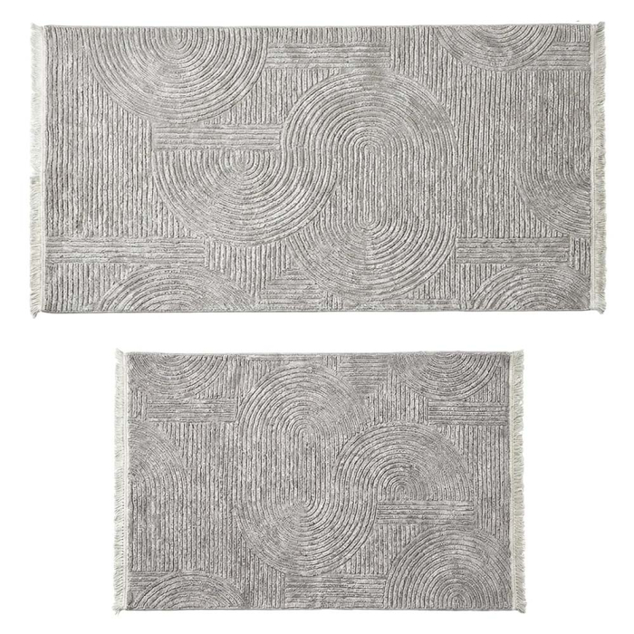 Set 2 covoare bucatarie antiderapante CBU2402 gri [2]