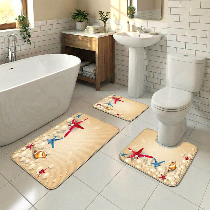 Set 3 covorase baie antiderapante CBA0119-3PC [2]