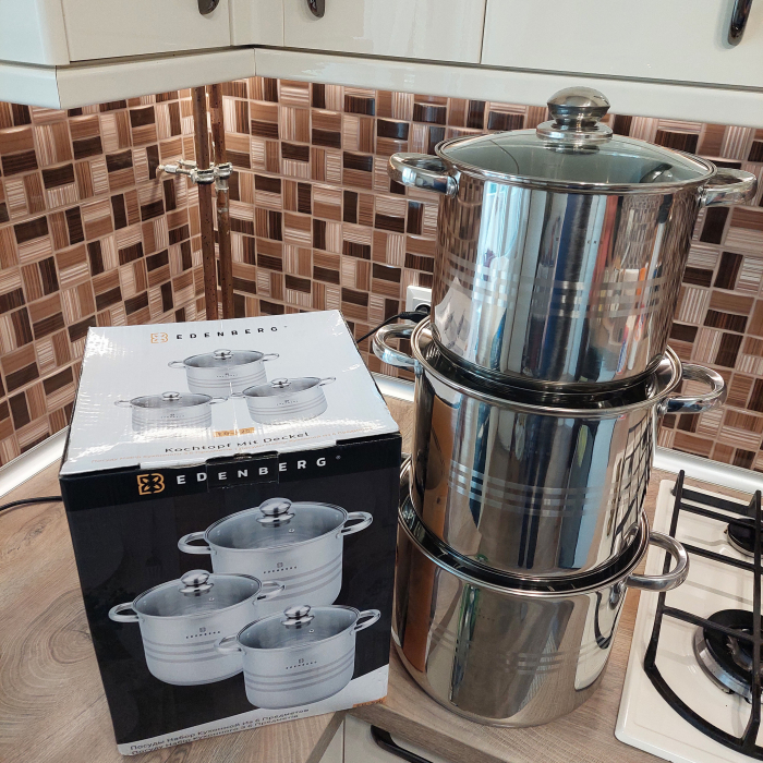 Set oale din inox 6 piese Edenberg EB-525 [9]