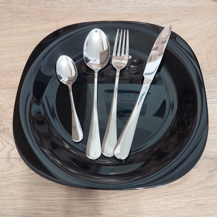 Set tacamuri argintii 24 piese RB-514A cu suport cadou [4]