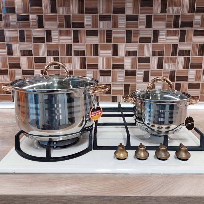 Set vase din inox 12 piese Edenberg EB-3998 [5]