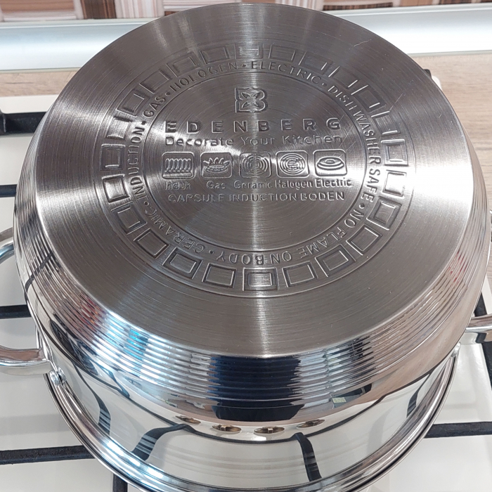 Set vase din inox 12 piese Edenberg EB-9999 [12]
