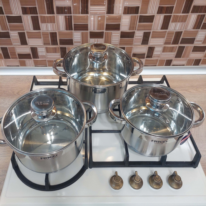 Set vase din inox 6 piese Frico FR-1152 [5]