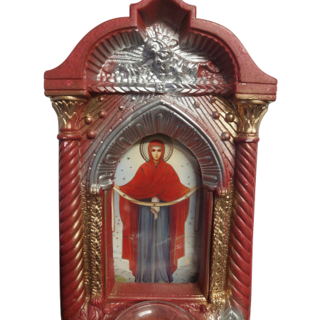 Candela ceramica Maica Domnului CDL0130-MDM maro [2]