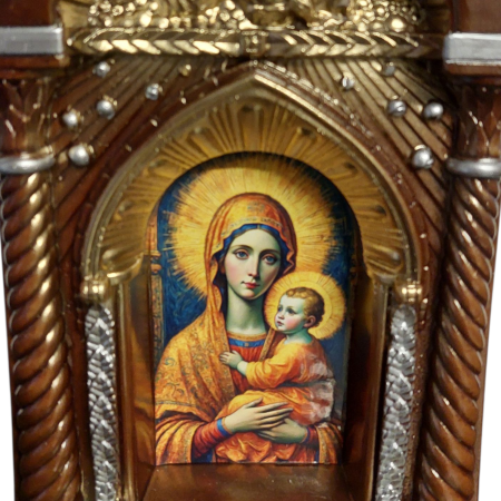 Candela ceramica Maica Domnului CDL0134-MDM maro [3]