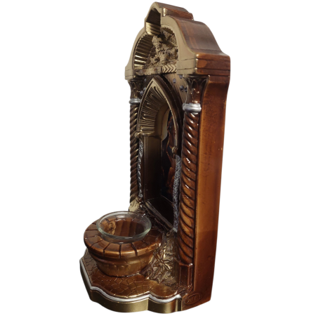 Candela ceramica Maica Domnului CDL0136-MDM maro [2]