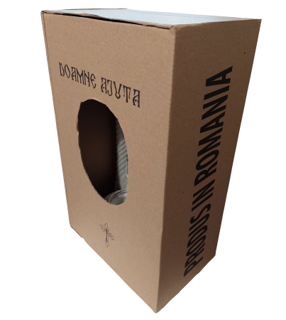 Candela ceramica Maica Domnului CDL0136-MDM maro [5]