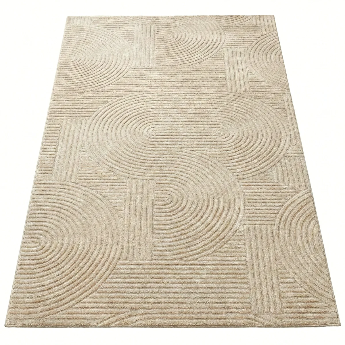 Covoare antiderapante - Covor camera antiderapant CCA1401 120x180 cm crem