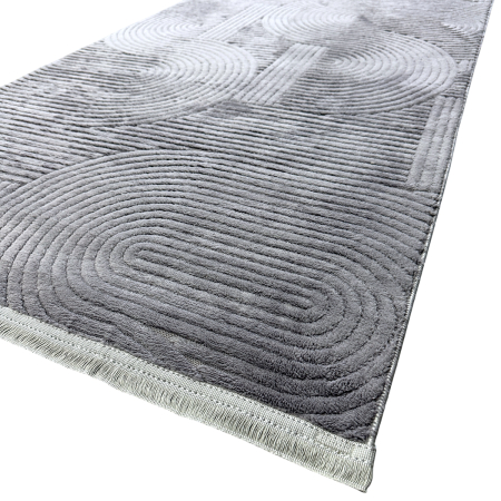 Covor traversa antiderapant CCA1402 80x200 cm gri [2]