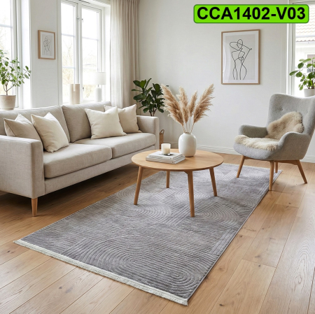 Covoare antiderapante - Covor traversa antiderapant CCA1402 80x200 cm gri