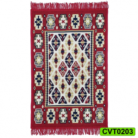 Covoare rustice tradiționale - Covor tesut traditional CVT0203 diverse marimi