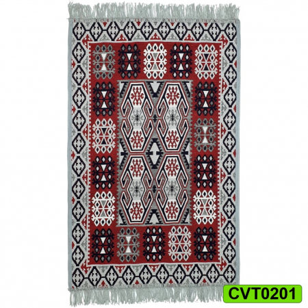 Covoare rustice tradiționale - Covor tesut traditional CVT0201 diverse marimi