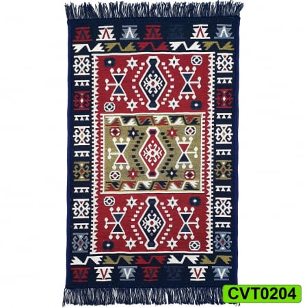 Covoare rustice tradiționale - Covor tesut traditional CVT0204 diverse marimi