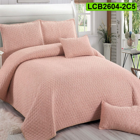 Cuverturi bumbac - Cuvertura bumbac cu in pentru pat dublu, 5 piese, LCB2604-2C5