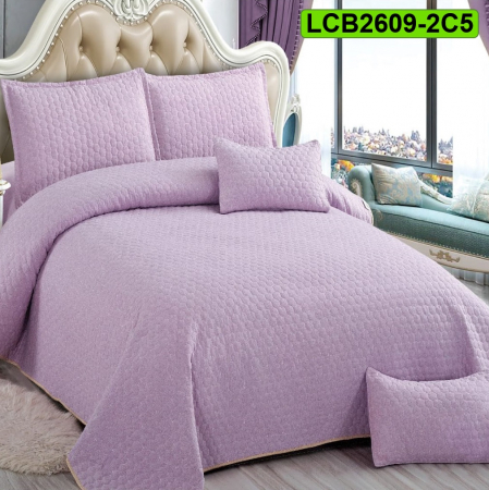 Cuverturi bumbac - Cuvertura bumbac cu in pentru pat dublu, 5 piese, LCB2609-2C5