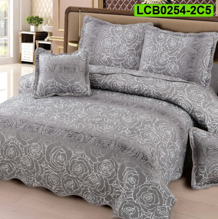 Cuverturi bumbac - Cuvertura bumbac pentru pat dublu, 5 piese, LCB0254-2C5