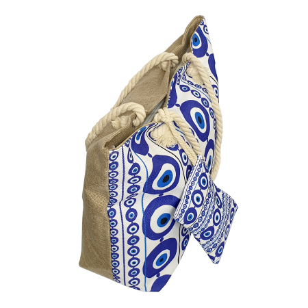 Geanta de plaja cu portofel asortat cadou KD605 [3]