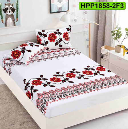 Huse de protectie pat finet - Husa protectie pat, finet, pat dublu, 3 piese, HPP1858-2F3