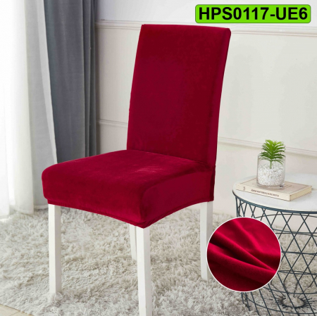 Huse de protecție - Husa protectie scaun, catifea, set 6 bucati, HPS0117-UE6
