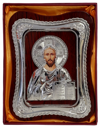 Icoana Iisus Hristos ICT1183-GRI argintie [2]