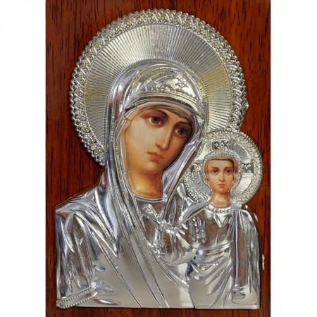 Produse de cult religios - Icoana Maica Domnului ICT0318-GRG argintie