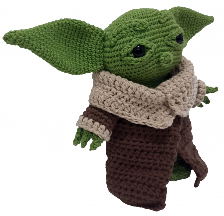 Jucărie unicat croșetată manual maestrul Yoda [3]