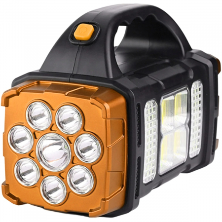 Articole camping și drumeții - Lanterna LED reincarcabila solar HL-1678G aurie