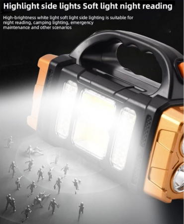 Lanterna LED reincarcabila solar HL-1678G aurie [8]