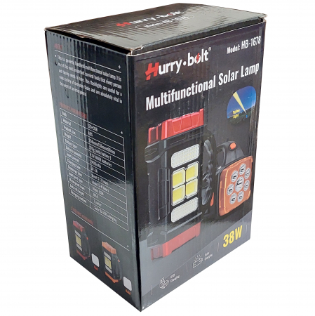 Lanterna LED reincarcabila solar HL-1678G aurie [11]