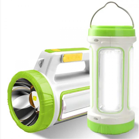 Articole camping și drumeții - Lanterna LED reincarcabila solar JQ-6088V verde