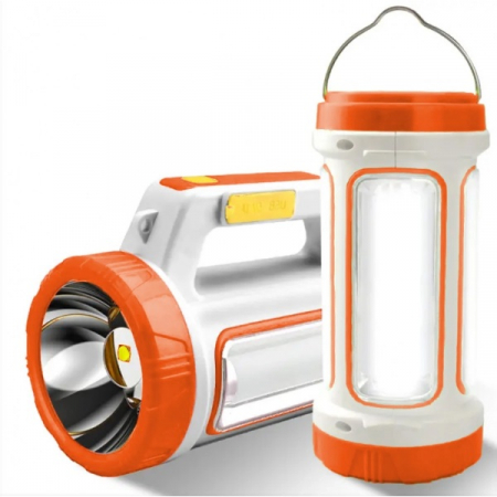 Articole camping și drumeții - Lanterna LED reincarcabila solar JQ-6088P portocalie