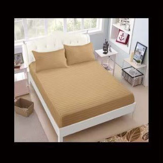 Lenjerii Damasc - Lenjerie Damasc pentru pat dublu, 4 piese, cearsaf cu elastic, LJD0217-2E4