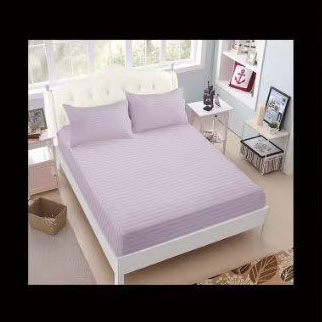 Lenjerii Damasc - Lenjerie Damasc pentru pat dublu, 4 piese, cearsaf cu elastic, LJD0211-2E4