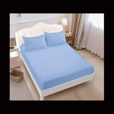 Lenjerii Damasc - Lenjerie Damasc pentru pat dublu, 4 piese, cearsaf cu elastic, LJD0233-2E4