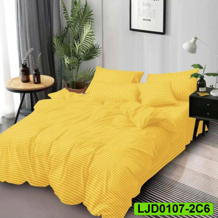 Lenjerii Damasc - Lenjerie Damasc pentru pat dublu, 6 piese, LJD0107-2C6