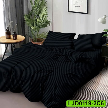 Lenjerii Damasc - Lenjerie Damasc pentru pat dublu, 6 piese, LJD0119-2C6
